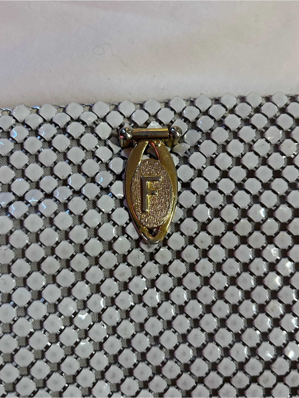 Vintage Bags by Marlo White Alumesh Shoulder Purse